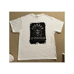 NWOT Hot Topic Avenged Sevenfold Orange County White Tee